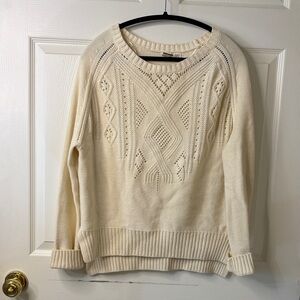 Roxy Ivory Knit Sweater